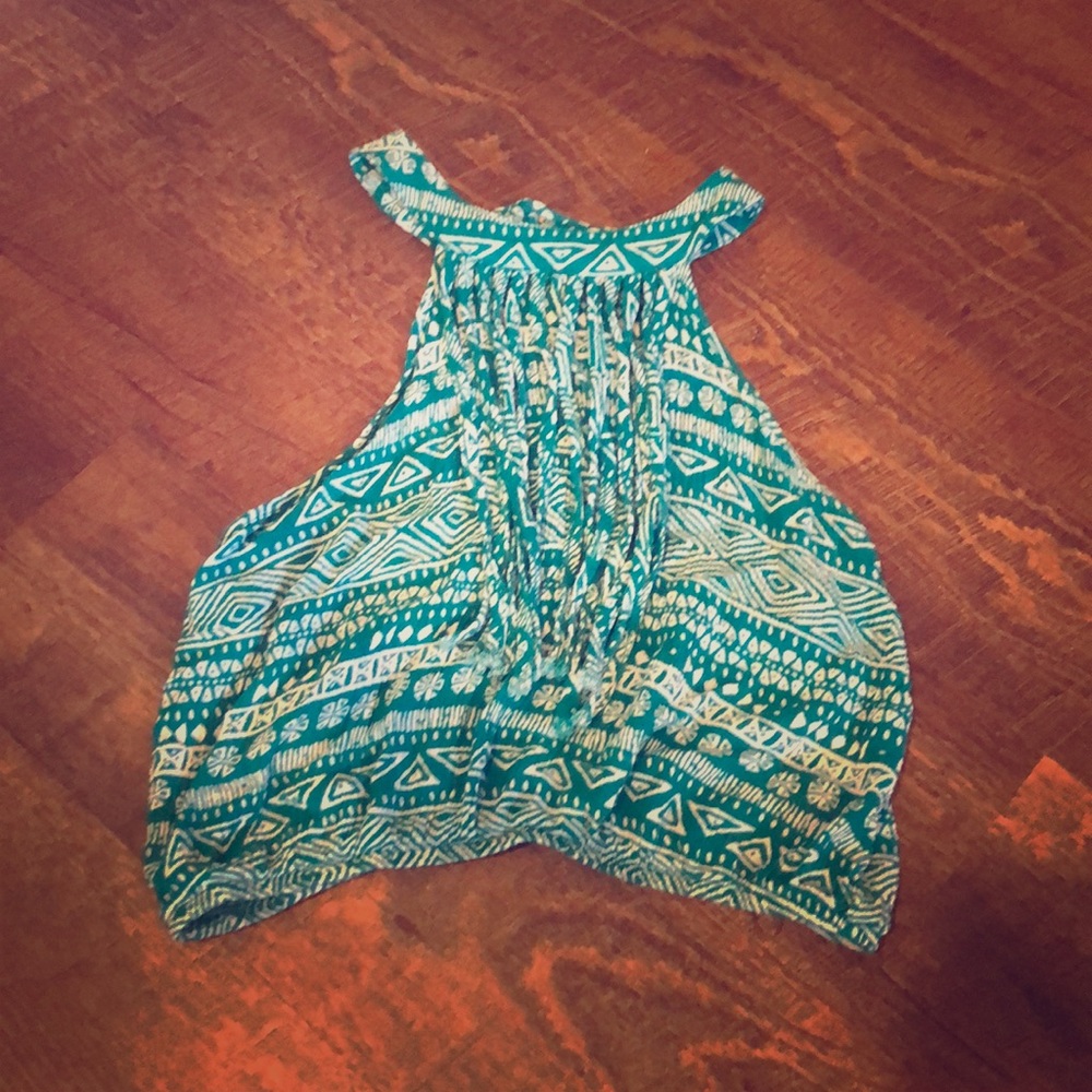 Charlotte Russe fringe crop top